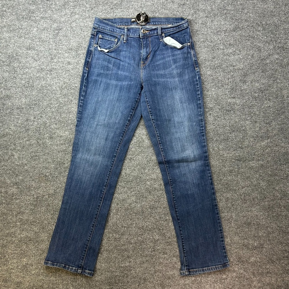 Levi's 501 Straight Leg Jeans Womens 4S Blue Denim Classic‎ Fit Zip Fly - 28X28